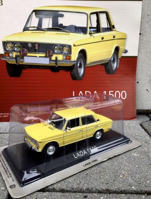 ŁADA 1500 #33-auta PRL,model,autka,kolekcja,plakat,folder