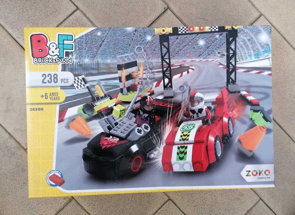 kit de construção carros de corrida