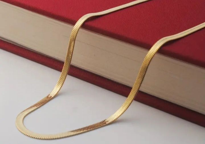 Naszyjnik żmijka stal 55 cm