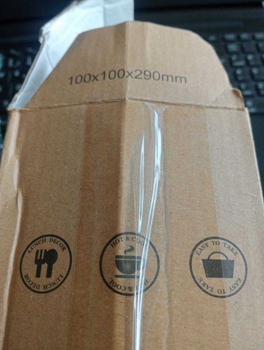 Garrafa de Vidro Borossilicato XL (100x290mm) c/ Infusor e Bolsa