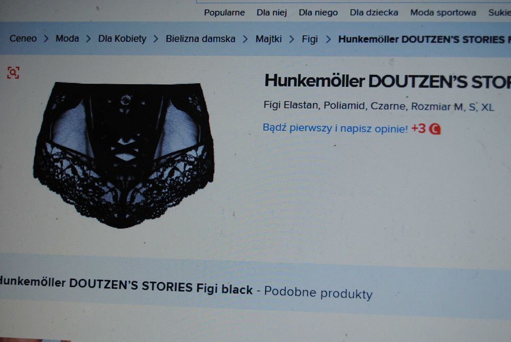 Majtki czarne  ,roz.M