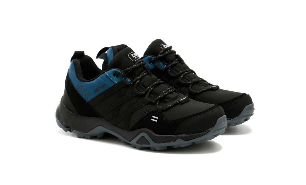 Czarne Buty Męskie Trekkingowe DK Soft Shell 36-46