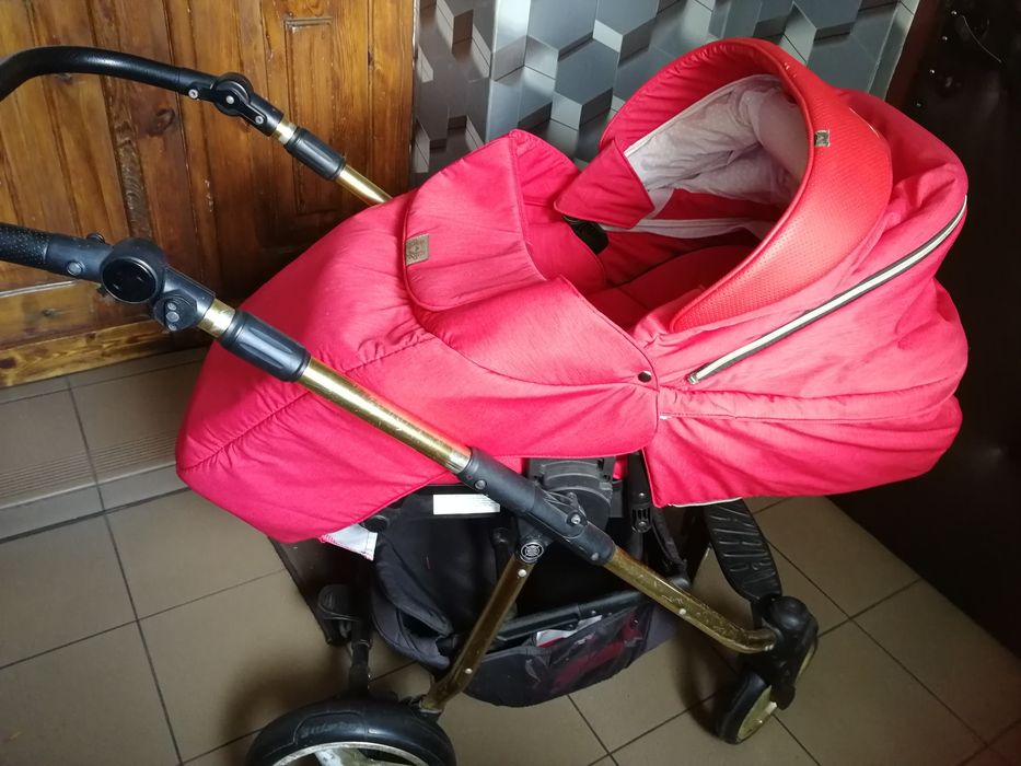 Wózek 2w1 adamex czerwony