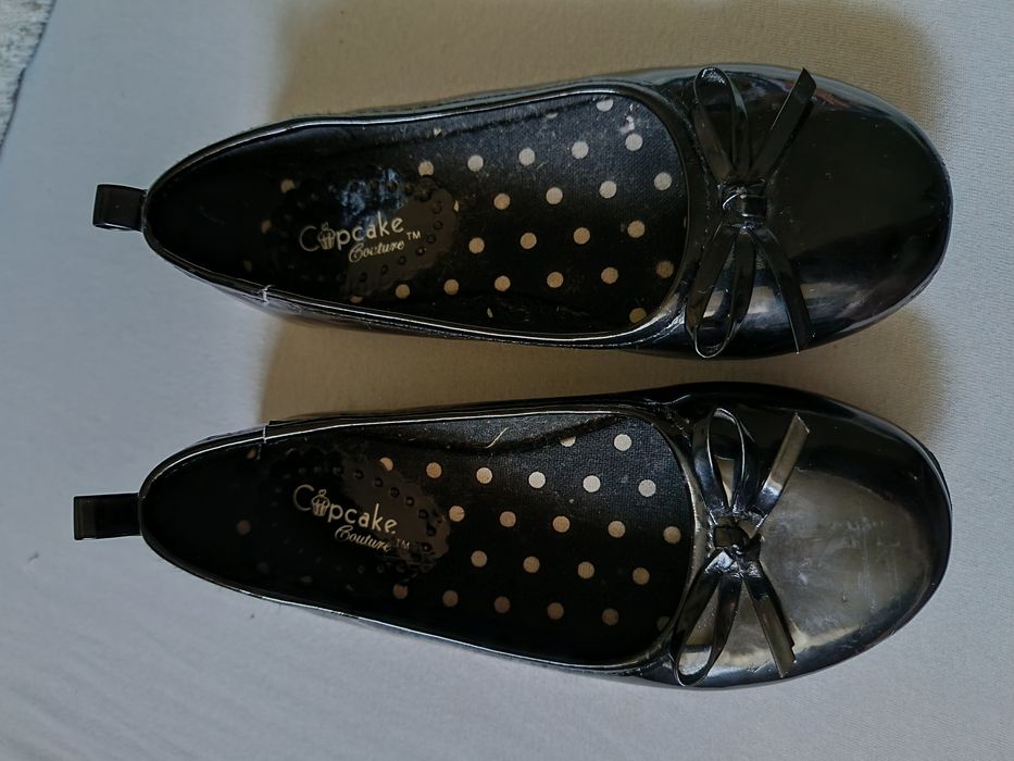 Balerinki czarne dla dziewczynki  TM 27