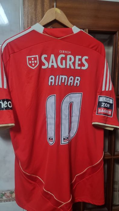 Camisola de jogo do benfica  pablo aimar