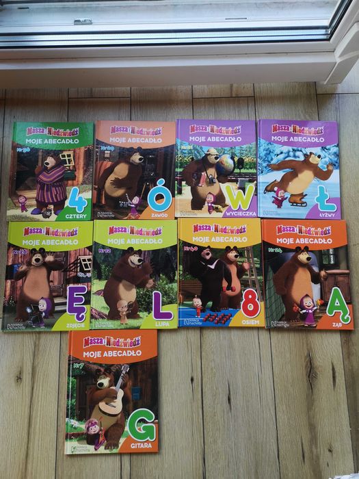 Masza i niedzwiedz 9 ksiazek