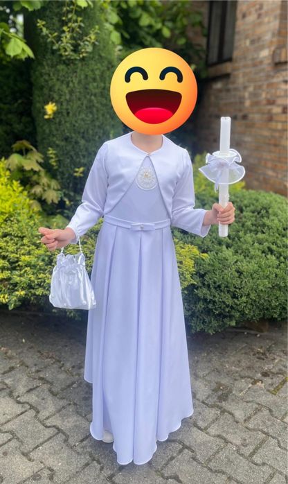 Komunijna sukienka komplet