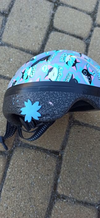 Kask dziecięcy kotki