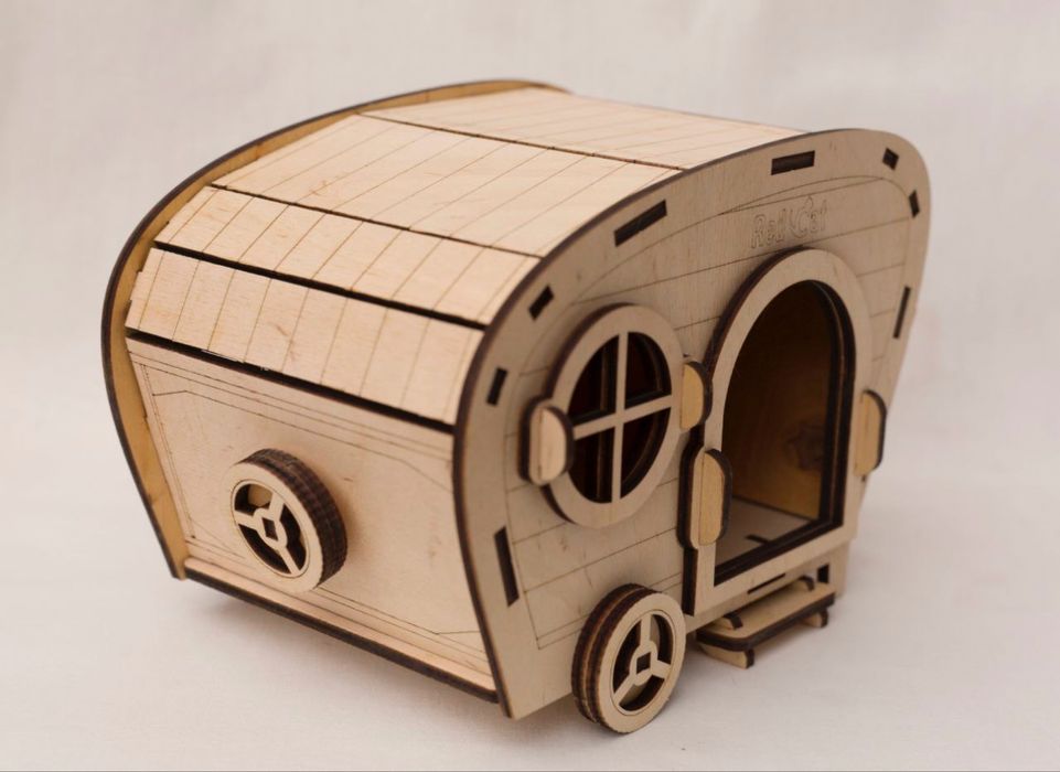 Дім для хом’яка, щура та джунгарика | Дерев’яний