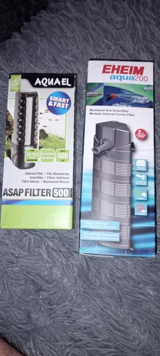 Filtry akwariowe wewnętrzne 2 sztuki