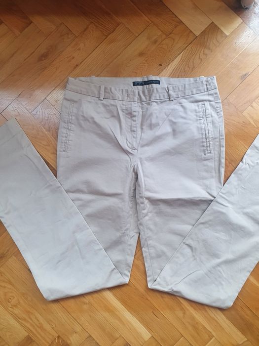 Spodnie beżowe, rozmiar 40, Zara, nowe