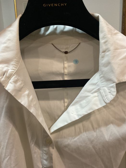 Blusa branca mangas t,s. Algodao