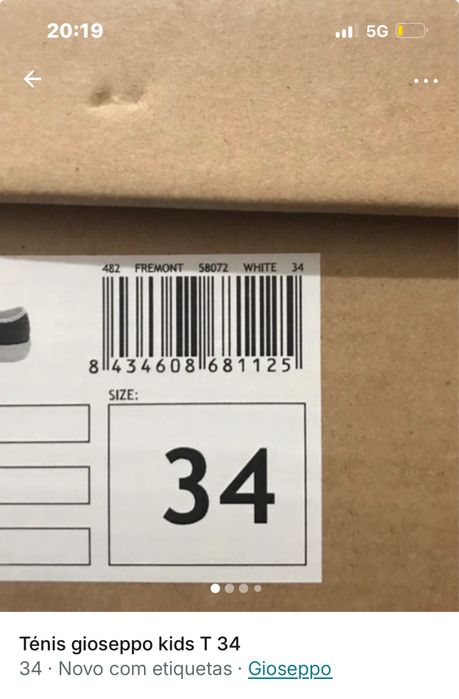 Ténis gioseppo kids T 34 •