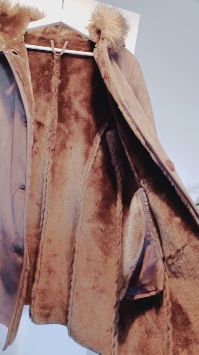 Kożuszek kożuch płaszcz zimowy vintage