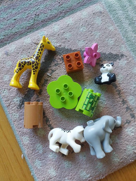 Lego Duplo mix 10858, 10904, 10573 zwierzęta 10847 pociąg