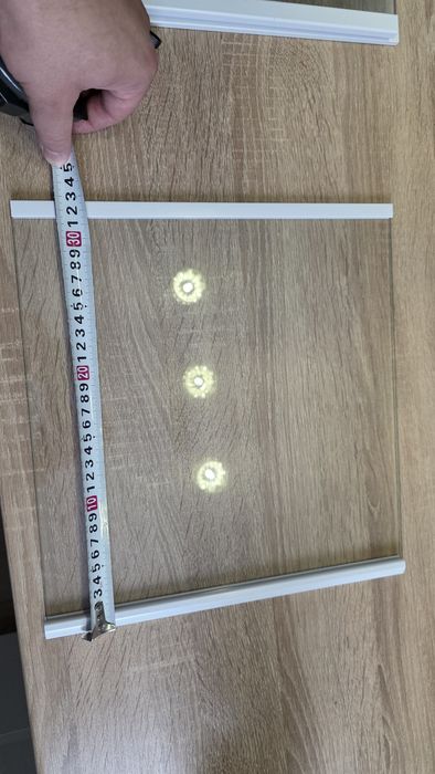 Półki do lodowki Lg side by side 3 rozmiary jedna biala