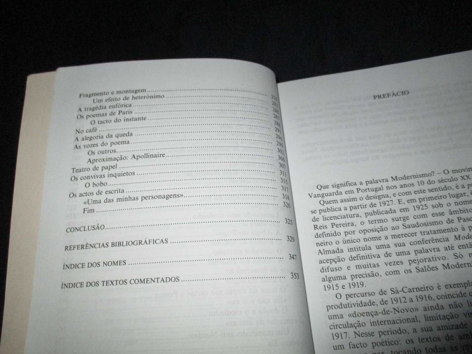 Livro O Modernismo em Mário de Sá-Carneiro Fernando Cabral Martins