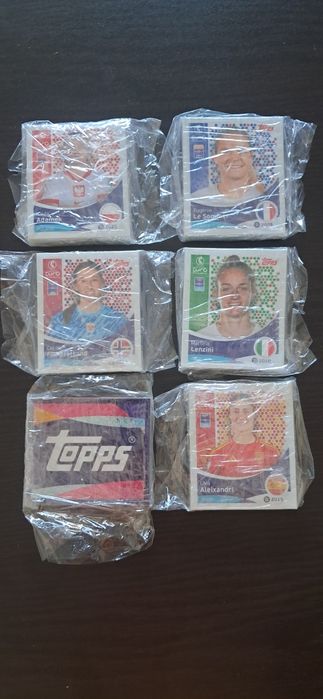 Coleção completa UEFA Womens Euro Switzerland 2025 da Panini