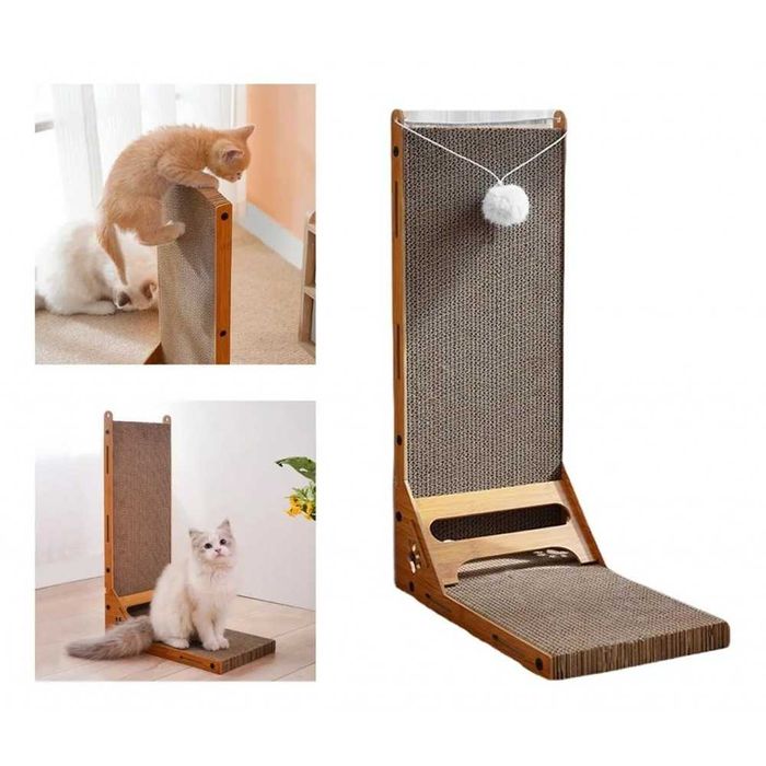 Кігтеточка кутова дряпка для кішок