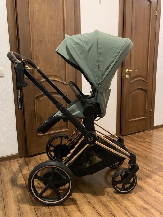 Коляска Cybex ePriam 4.0 rosegold з електроприводом