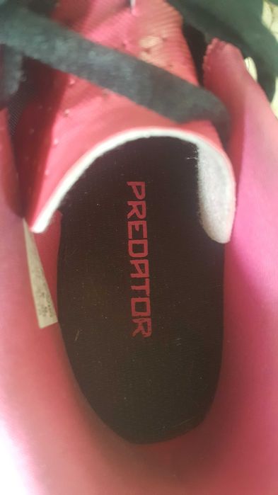 Czarno różowe buty piłkarskie/ Adidas Predator, rozmiar 36