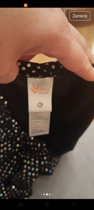Strój przebranie kombinezon dyskotekowy lat 70 xl/xxl Morph