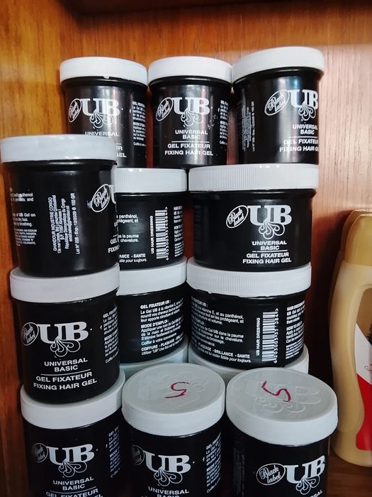Gel preto para cabelo 250g