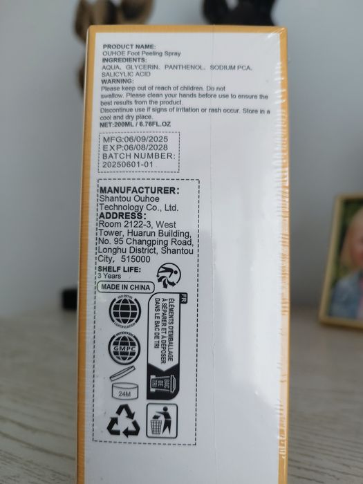 Peeling Spray złuszczający naskórek do stóp