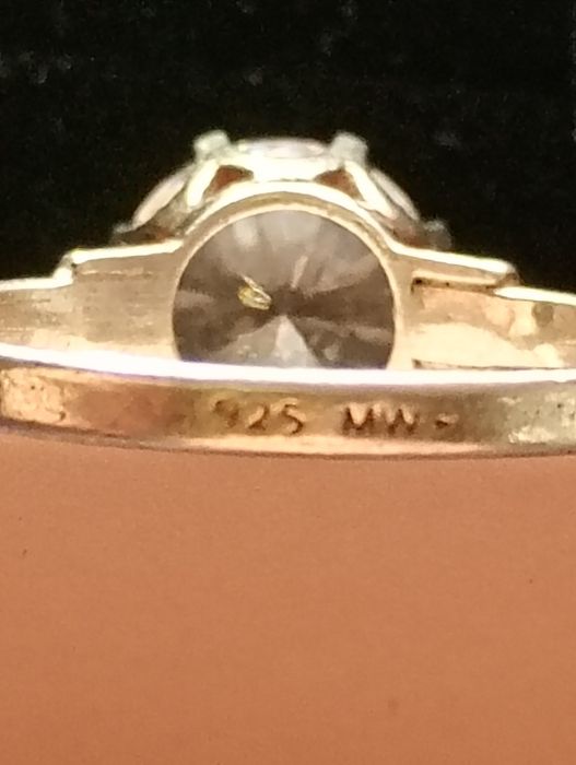 Pierścionek srebrny stary