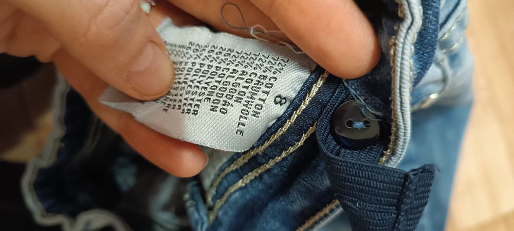 Spodnie jeansowe dla dziewczynki