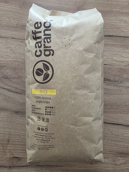 Kawa ziarnista Caffe Grano RIO 1kg | 100% Arabica Specialty
