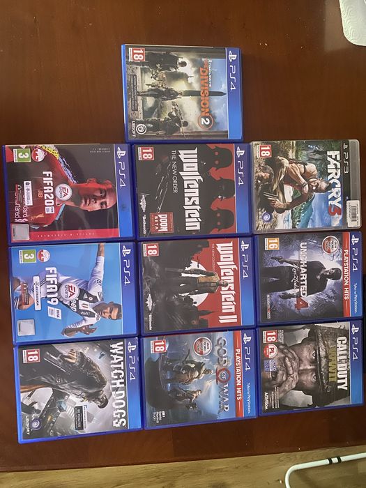 Sprzedam gry na ps 4