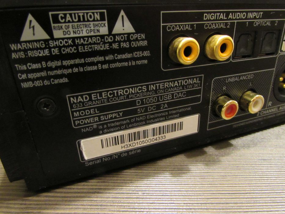 Przetwornik cyfrowo-analogowy DAC NAD 1050D