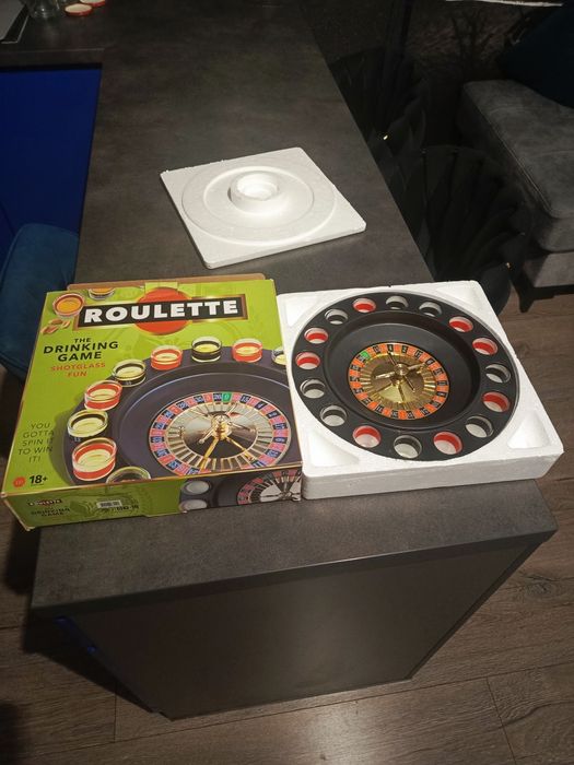 gra ruletka imprezowa+kieliszki 16sz