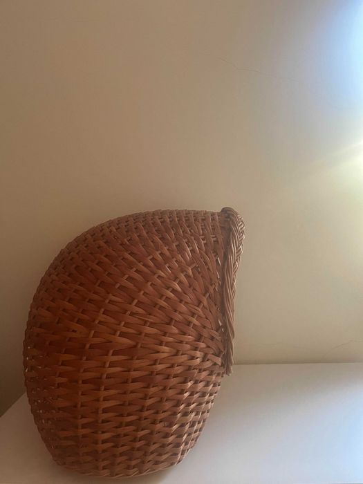 Cesta de Gato em vime