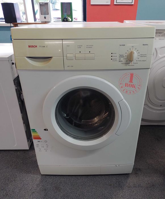 ROCZNA PISEMNA GWARANCJA Pralka wąska gł. 38 cm Bosch Maxx 4 WFL 1200 B1WTV3602A / Dowóz w dniu zakupu sprzętu AGD - Nie czekasz na zamówienie!