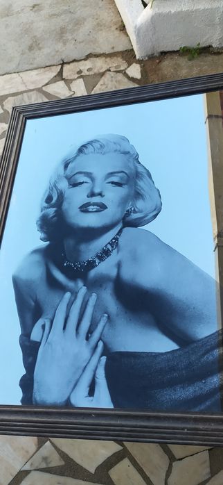 Espelho com imagem de Merilyn Monroe