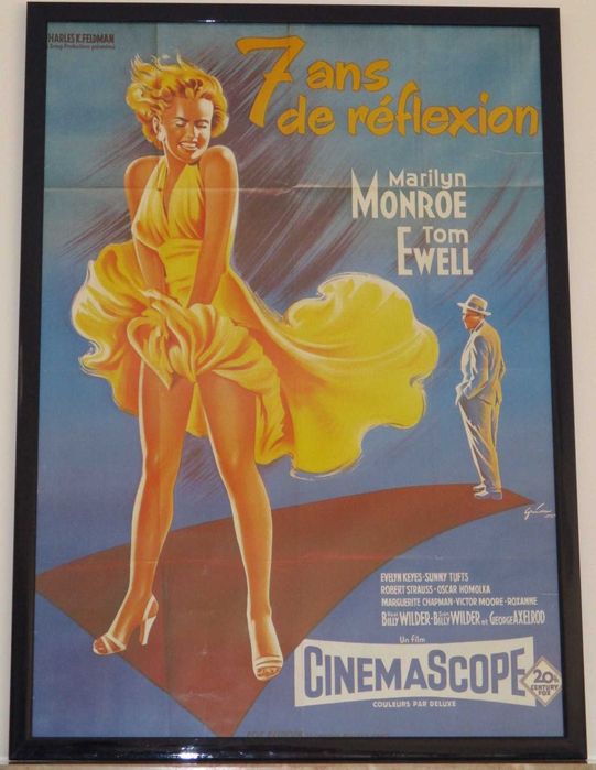 Poster filme Pecado mora ao lado Marilyn 1955