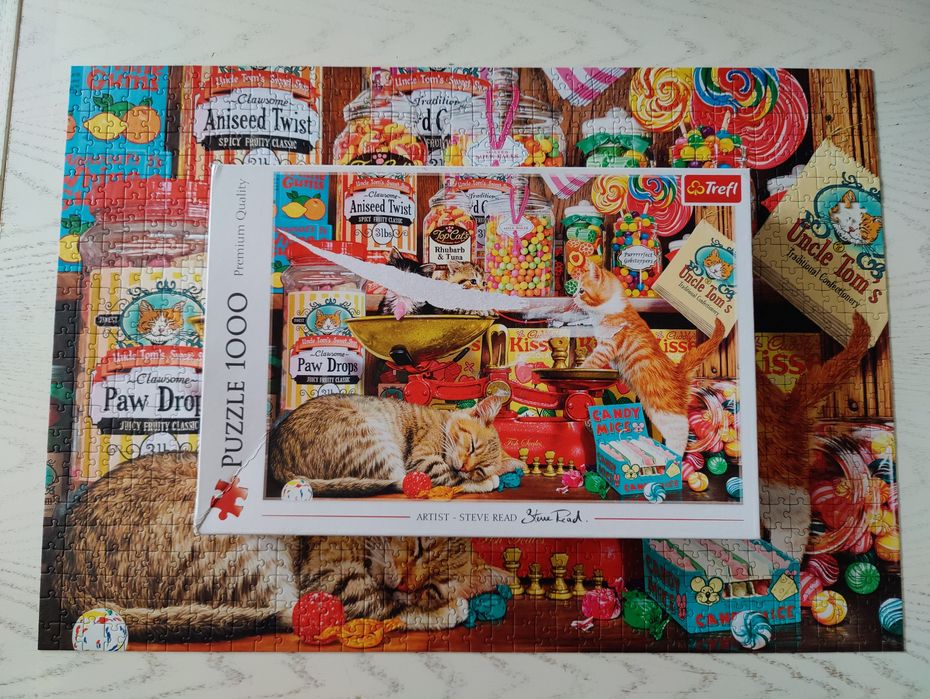 Puzzle Trefl 1000 elementów: Kocie słodkości (10630)