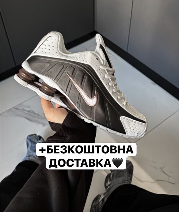 БЕЗКОШТОВНА ДОСТАВКА‼️Кросівки Nike Shox R4 Full Black