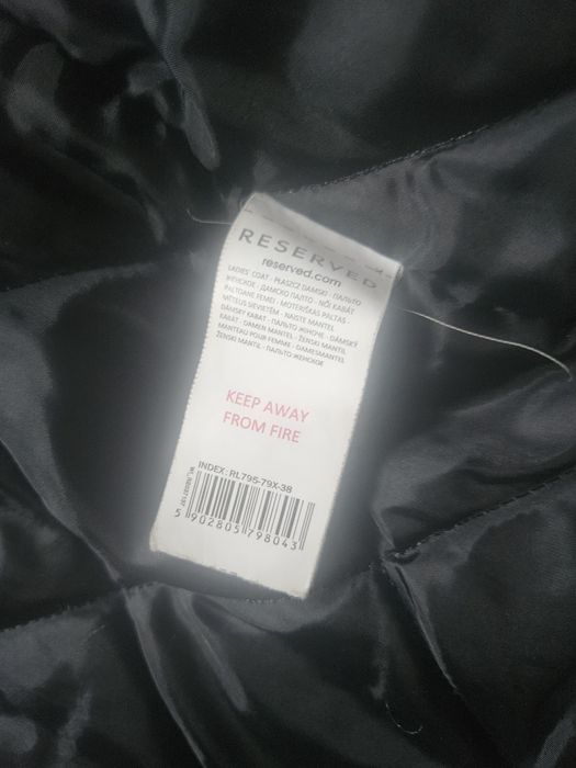 Płaszcz zimowy parka YFL Reserved 38 bdb