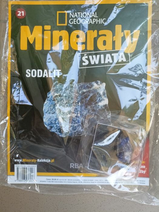 Minerały świata nr 21 National Geographic Sodalit nowe