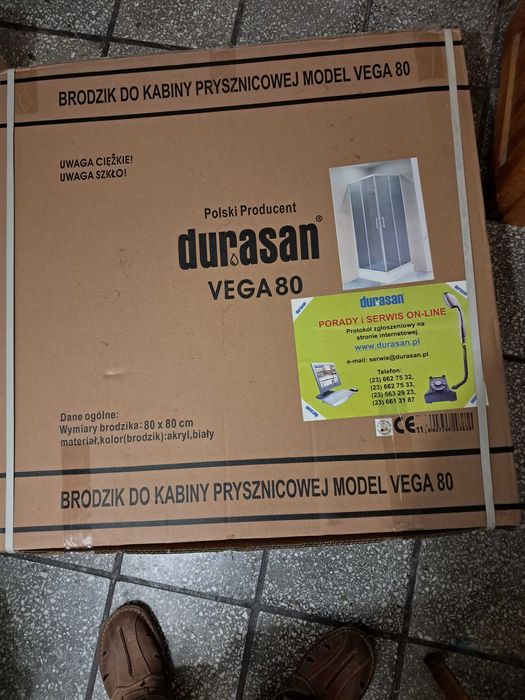 Brodzik vega 80 x 80 /tanio/