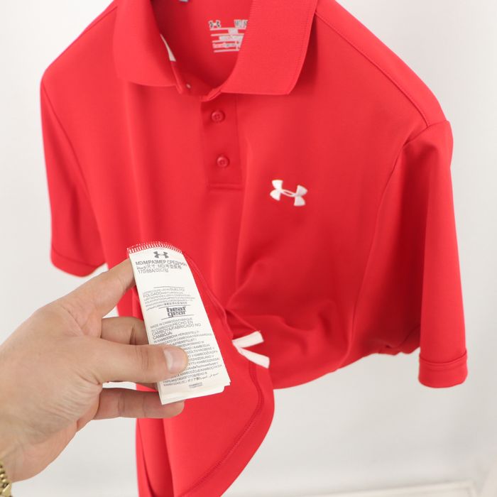 Чоловіча POLO Футболка Under Armour Red