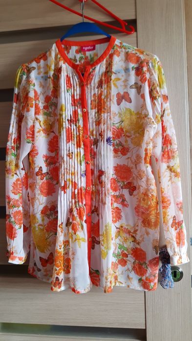 Tunika/koszulka eleganckia kolorowa letnia r.40 L .Together