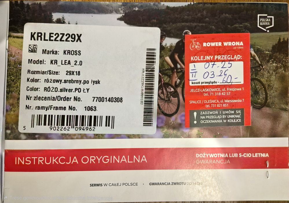 Rower Kross KR LEA 2.0 "L"