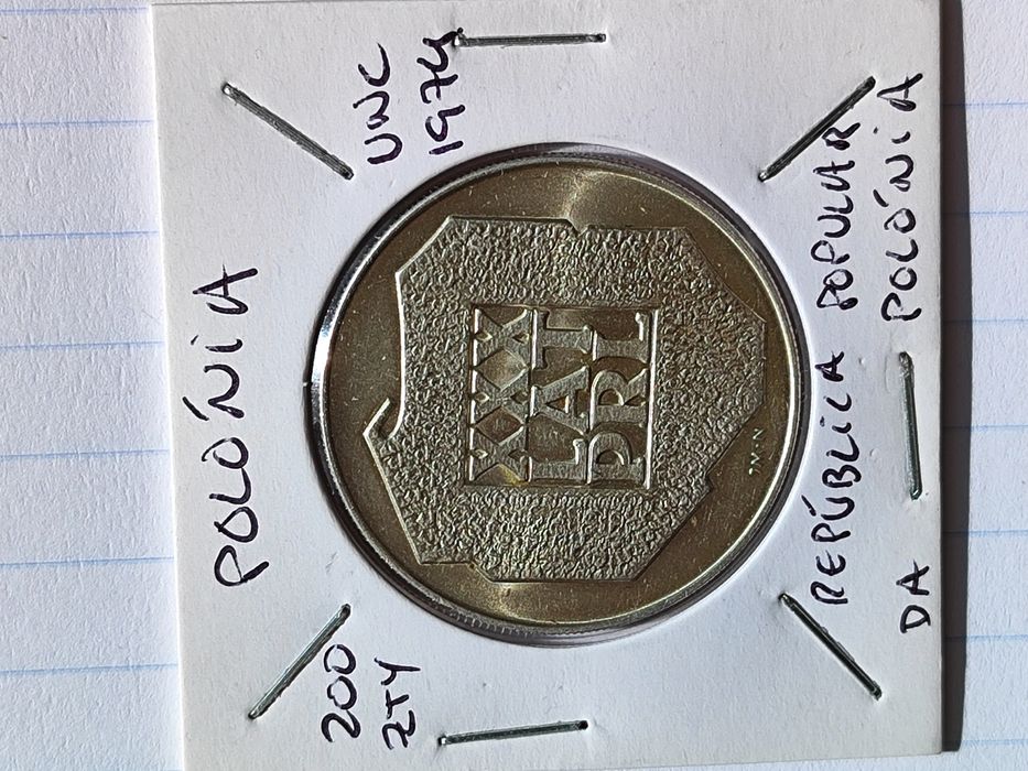 Moedas NOVAS de coleção da Polónia (Prata 0,625)