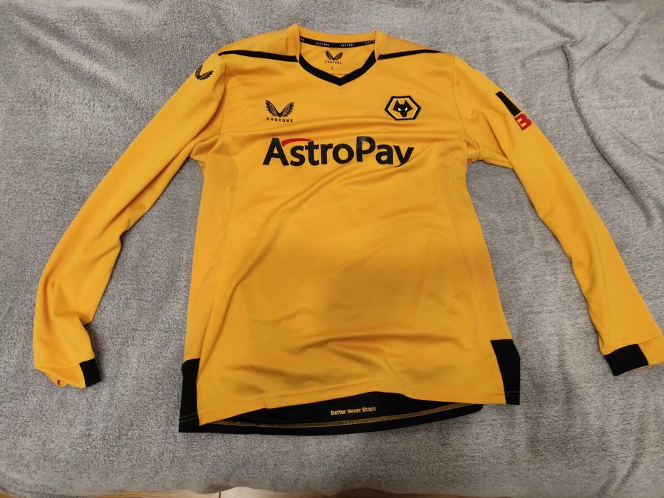 Koszulka Piłkarska Wolverhampton Matheus Nunes 27 long dlugie rekawy