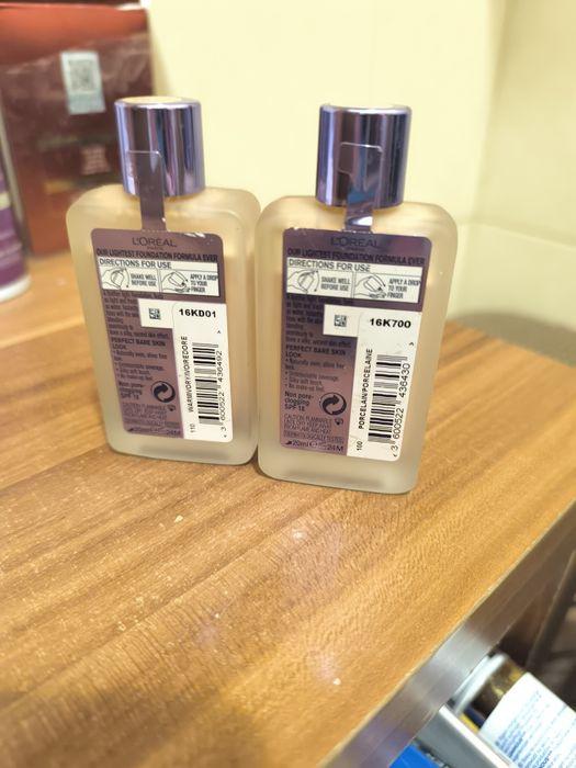 Podkłady Loreal na bazie czystej wody. Nowe