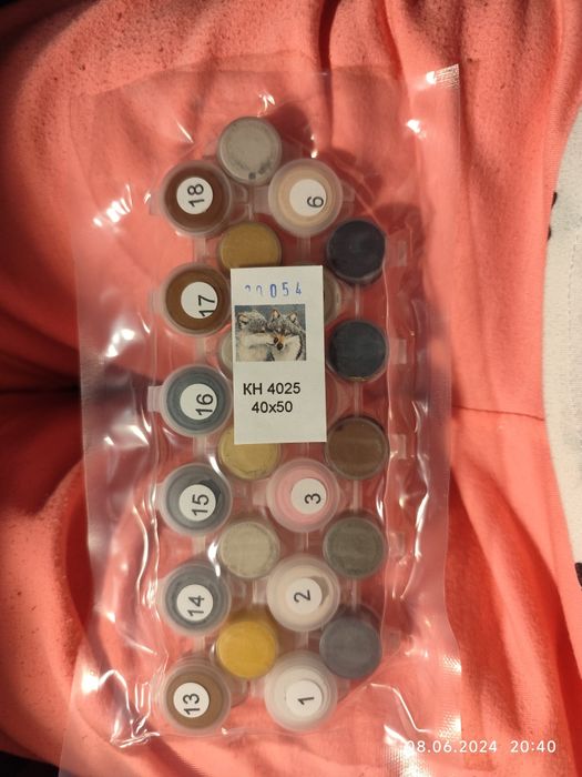 Краски для картины по номерам